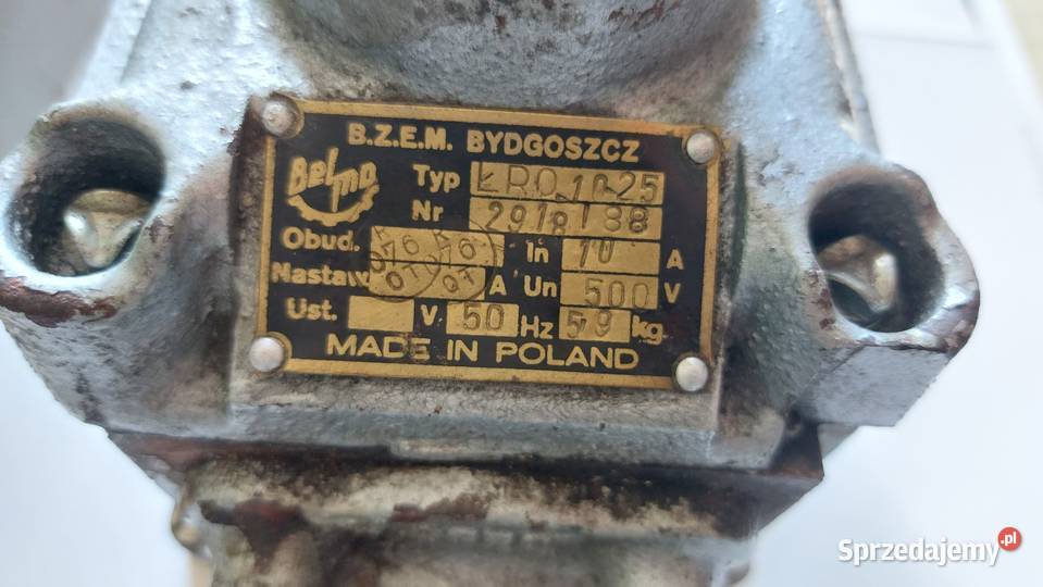 wyłącznik BELMA ŁRO1025 BZEM Bydgoszcz typ ŁRO10 Dąbrowa Górnicza
