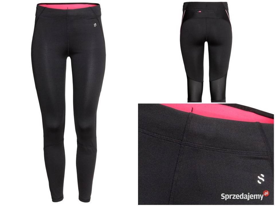 legginsy spodnie HM sport XS 34 fitness trening Toruń sprzedam