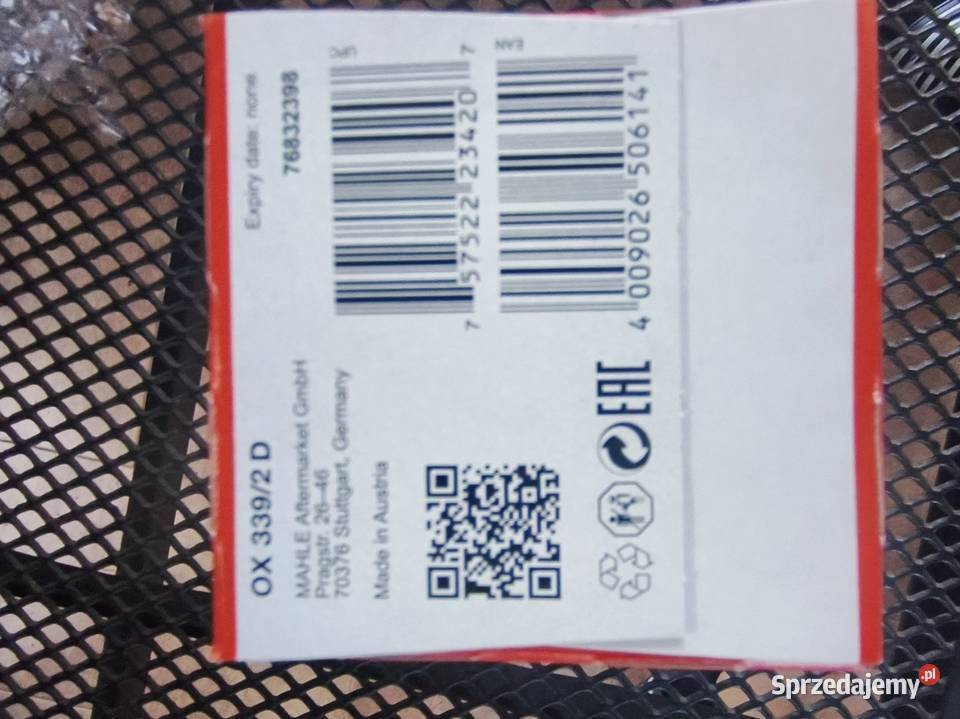 Mahle OX 3392D Filtr oleju łódzkie Zgierz