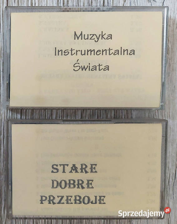 Kasety magnetofonowe nagrane chrom