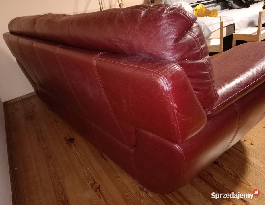 Skórzany komplet wypoczynkowy Komplety wypoczynkowe