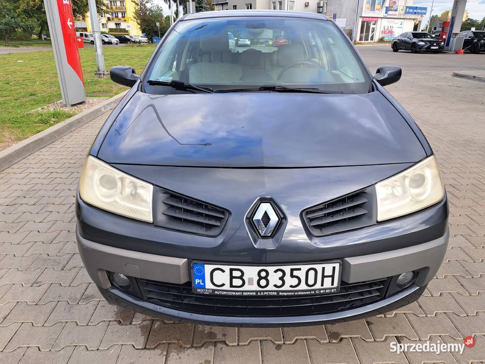 Renault Megane II 16 Renualt z 2006 przebieg nieuszkodzony kujawsko-pomorskie Bydgoszcz