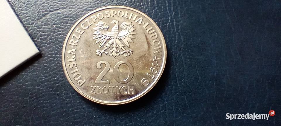 Stare monety 20 złotych 1979 Centrum Zdrowia Lesko