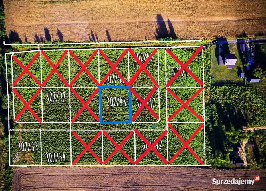 DZIAŁKA Z WARUNKAMI ZABUDOWY W IDZBARKU KAMRATÓW Idzbark