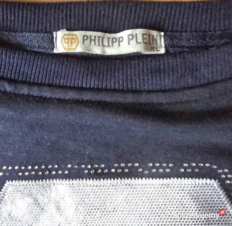 Bluza bawełniana replika Philip Plein XL Gdańsk