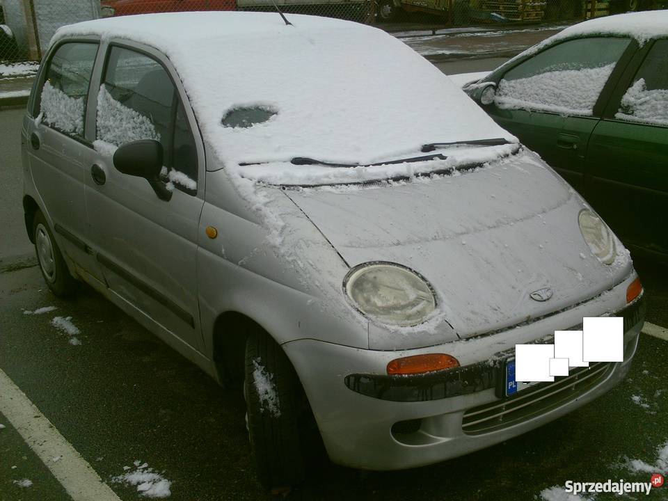 Daewoo matiz maska srebrna drzwi zlote chlodnica Lębork