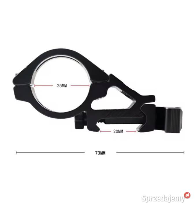 Montaż na laser latarkę szybki montaż 1 cal 254 Ruda Śląska