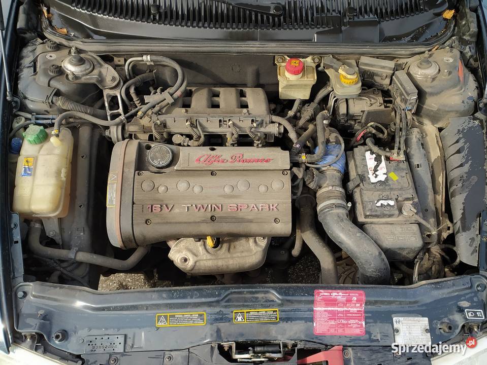 ŁadnaAlfa156TSpark16Benz1WłascCzarnaSprawna 156 Zduńska Wola