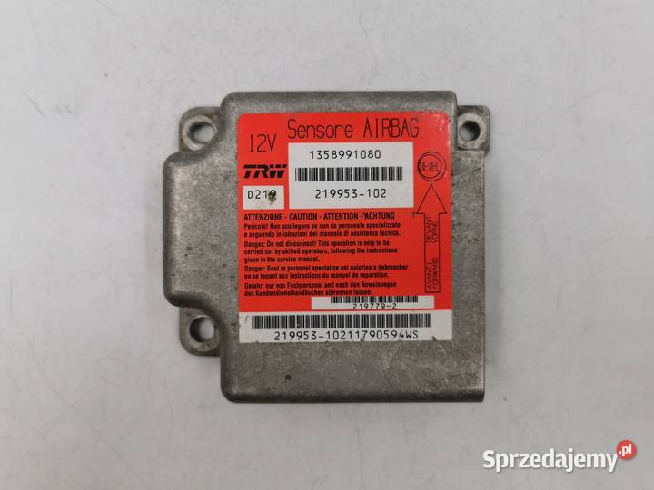 Moduł Poduszek Potwietrznych Sensor Airbag Boxer Wyszków sprzedam