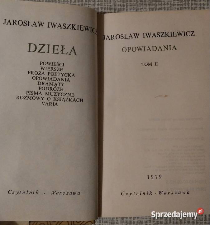 Jarosław Iwaszkiewicz opowiadania tom 2 wysyłka Warszawa