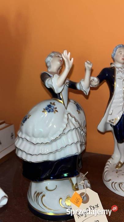 figurka damy arystokraty Royal Dux Gdańsk
