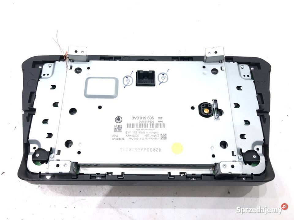 RADIO SKODA SUPERB III 3V0919606 ODTWARZACZ sprzedam