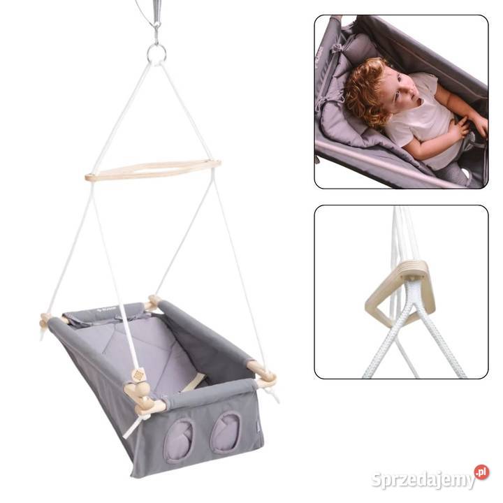 huśtawka niemowlaka Baby Unicolor szary Kraków