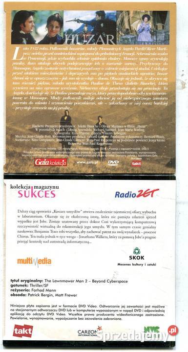 Kosiarz umysłów 2 Huzar 2 Filmy DVD Szczecin