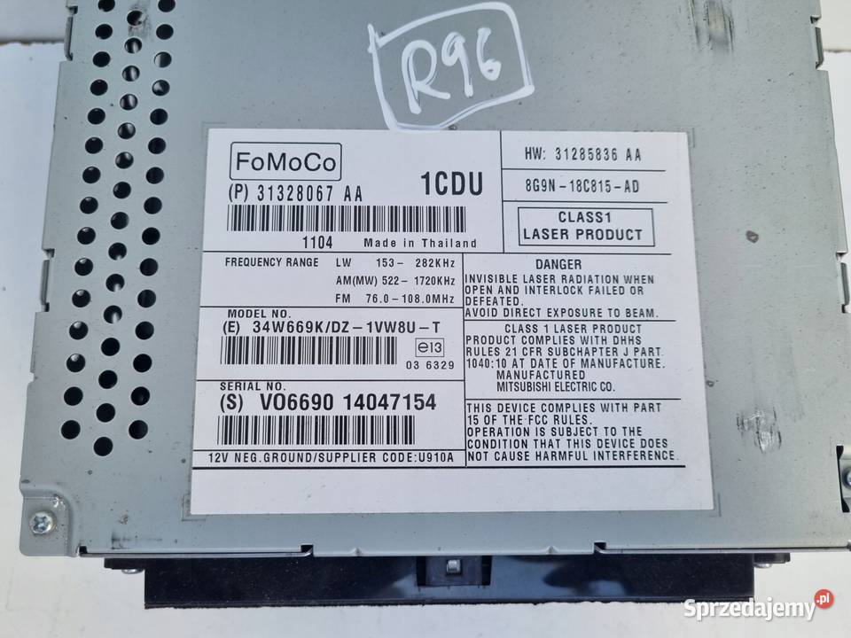 Volvo XC70 V70 III S80 II RADIOODTWARZACZ Radio Sprzęt audio fabryczny Janów sprzedam