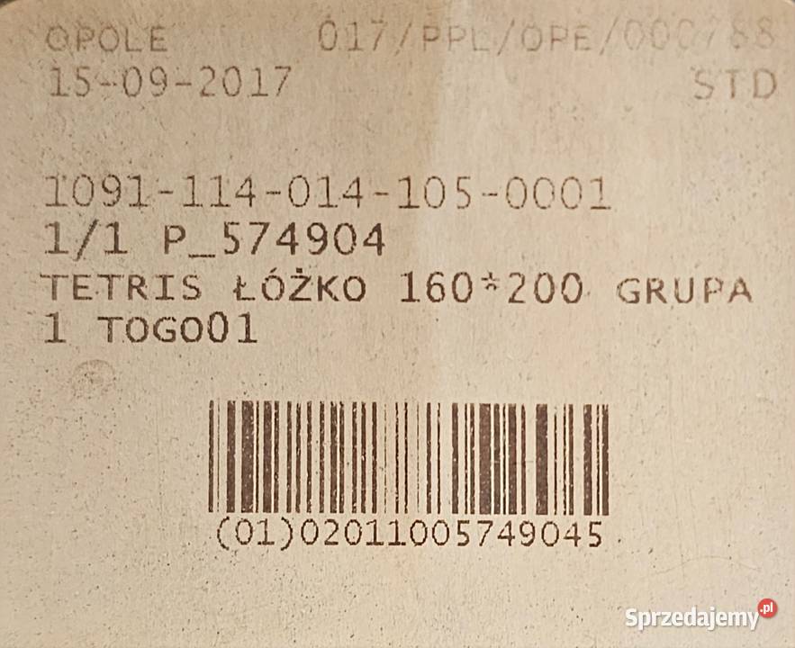 Łóżko rama tapicerowane 160x200 Opole