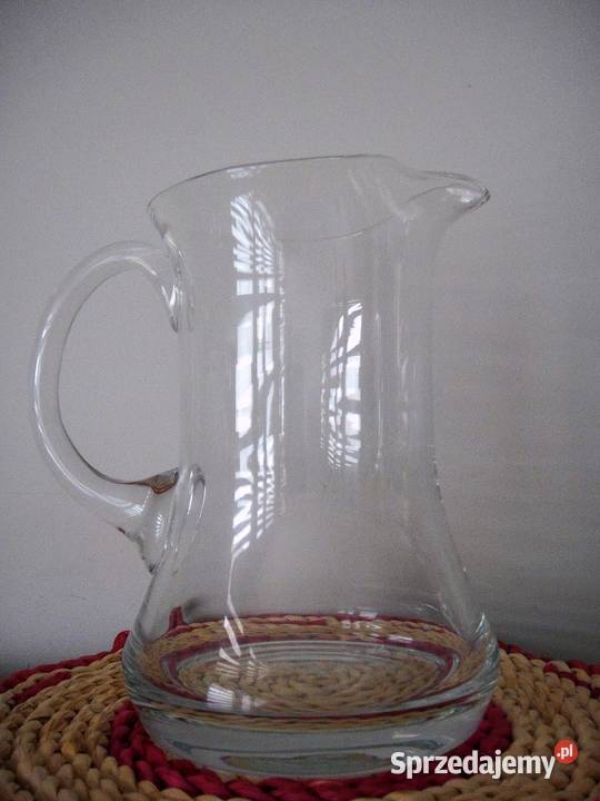 Dzbanek szklany do napojów pojemność 1000 ml przezroczysty Kielce