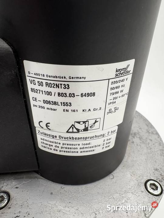 Kromschroder VG 50 R02NT33 gas solenoid valve