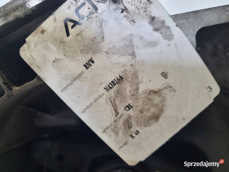 SKRZYNIA BIEGÓW BMW E87 E90 16 116 316 i N43B16A Chełm sprzedam