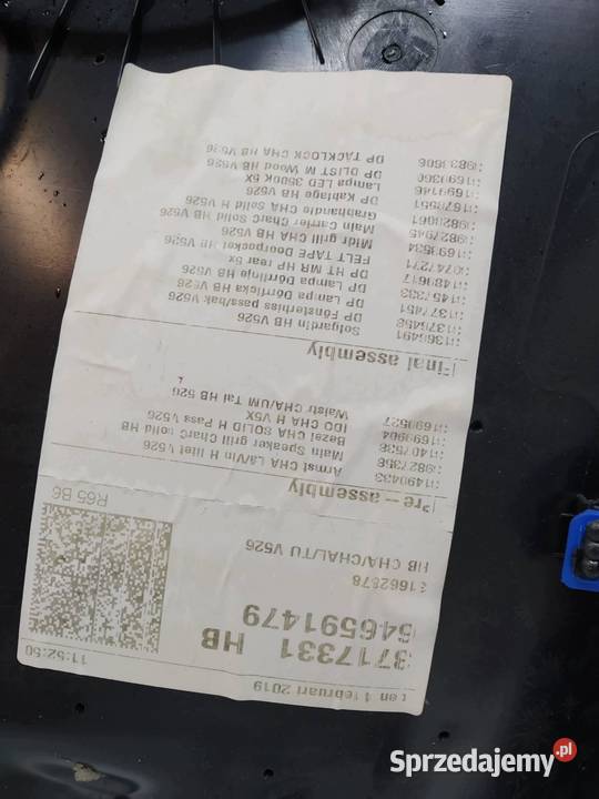 TAPICERKA BOCZEK PRAWY TYŁ Volvo XC 90 II 2015 świętokrzyskie