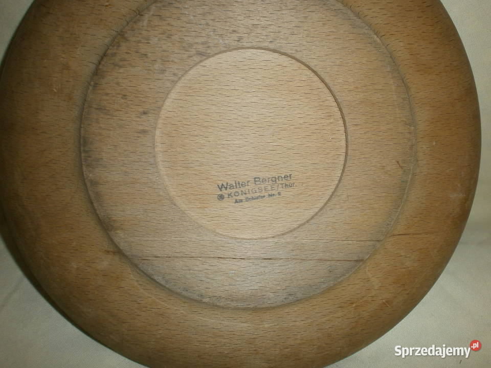 DREWNIANY TALERZ FABRYKA KAKAO Zielona Góra