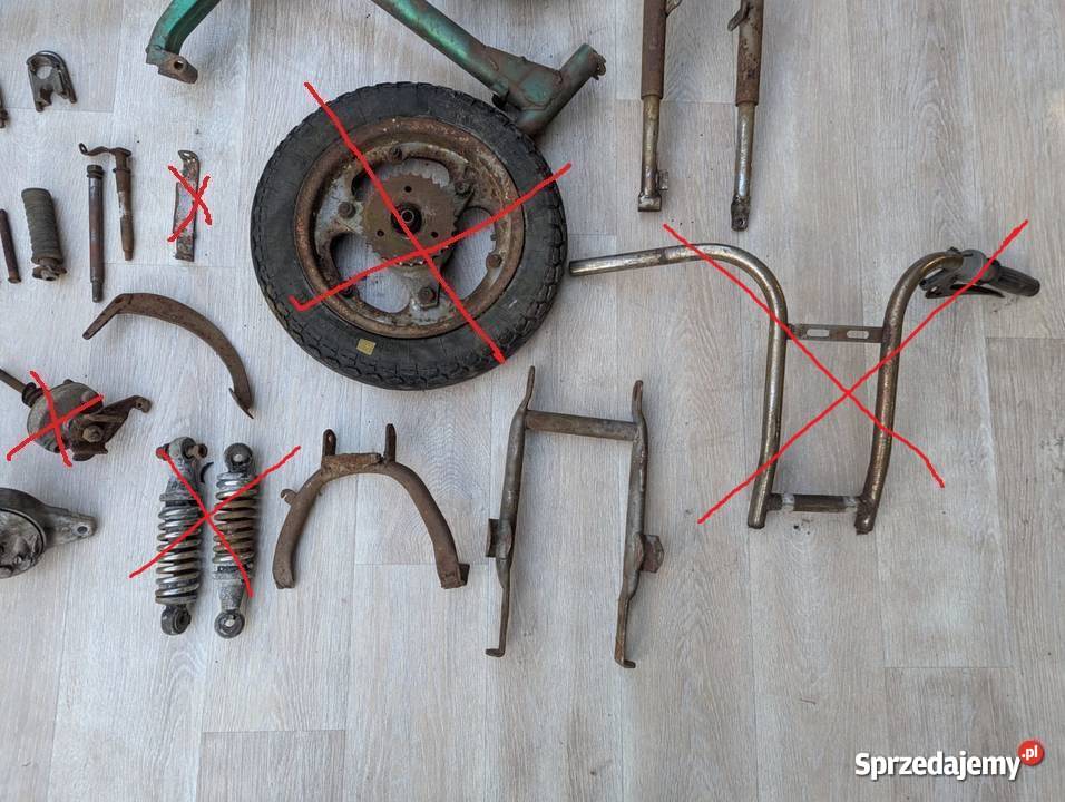 Motorynka Stella części różne z rozbiórki rama Krzeszowice