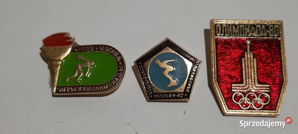 odznaki 3 Olimpiada Moskwa 1980 Rosja ZSRR 8 mazowieckie