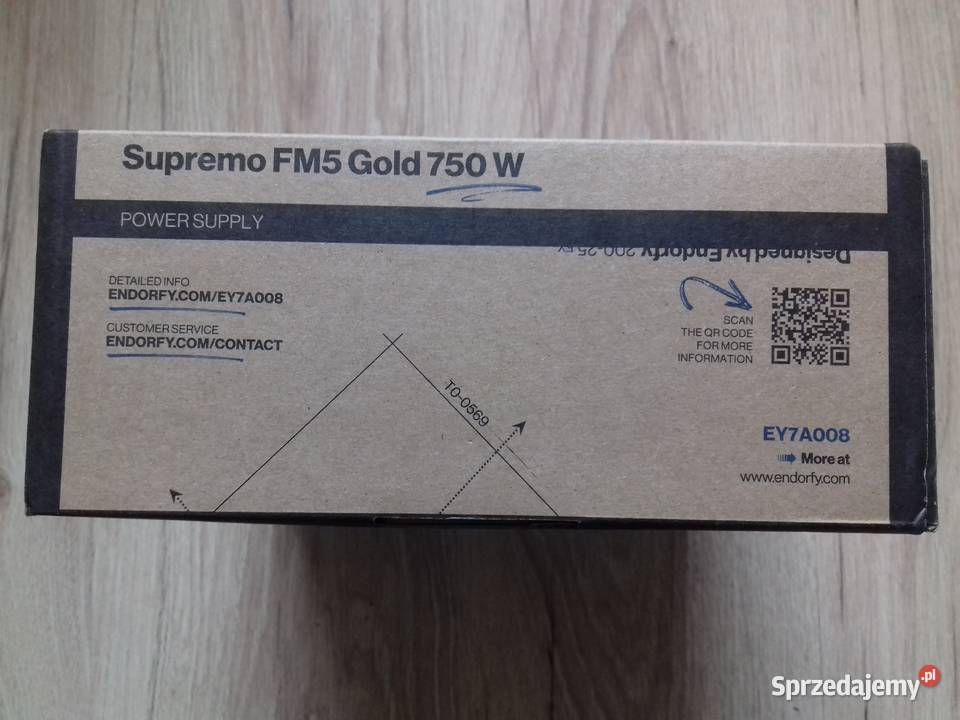 Pudełko zasilacza ATX Endorfy Supremo FM5 Gold Bydgoszcz sprzedam