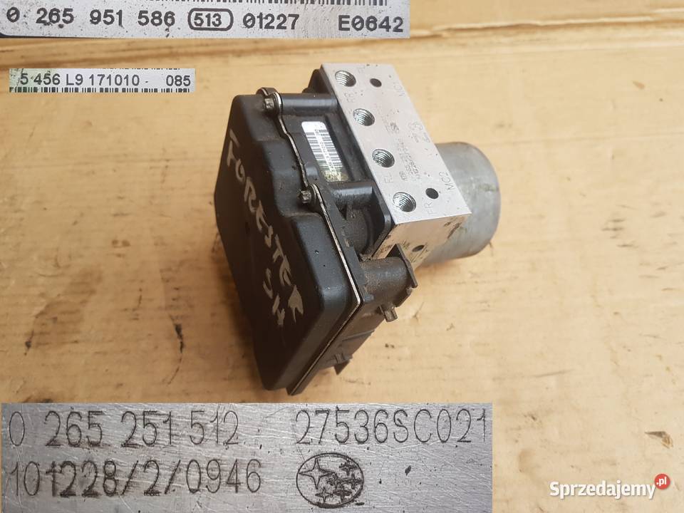 Subaru Forester 3 SH pompa hamulcowa sterownik Legnica sprzedam