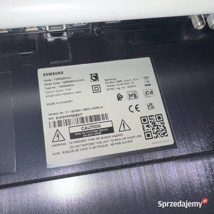 Samsung 55 Smart TV s-video Kraków sprzedam