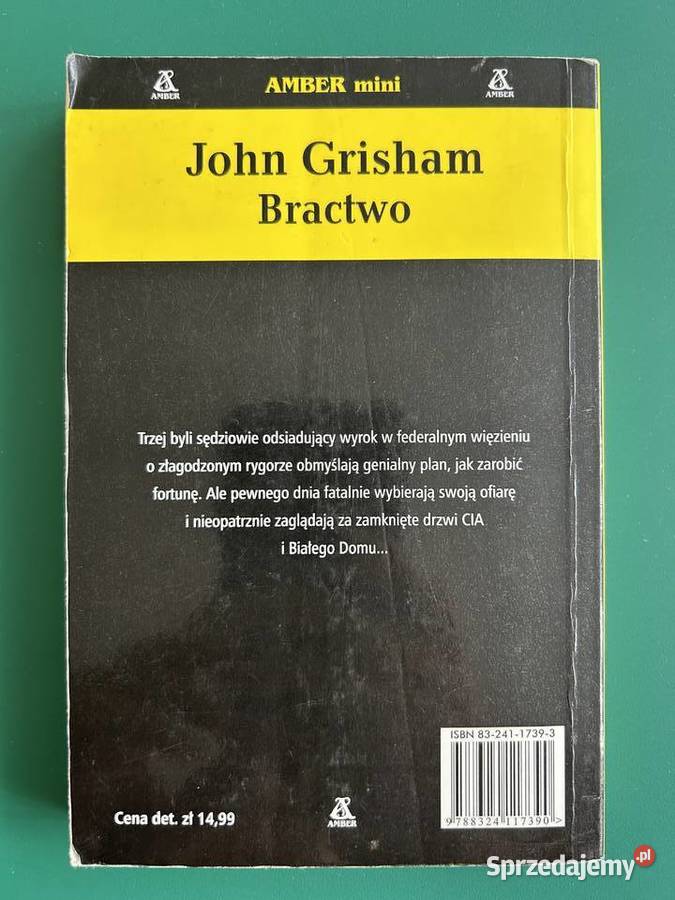 Bractwo John Grisham Lublin sprzedam