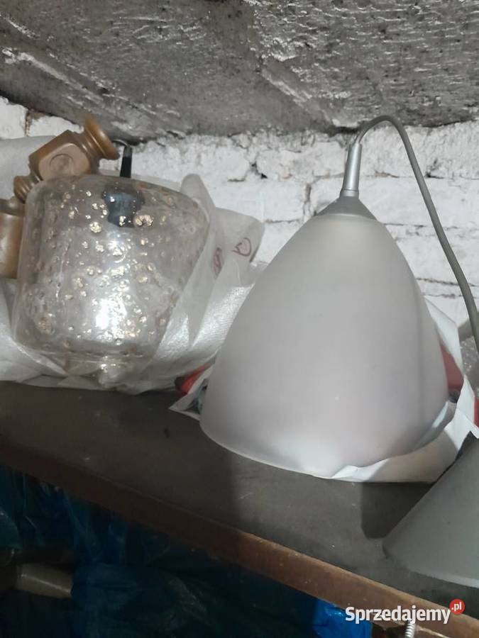 Klosze żyrandole kinkiety z prl