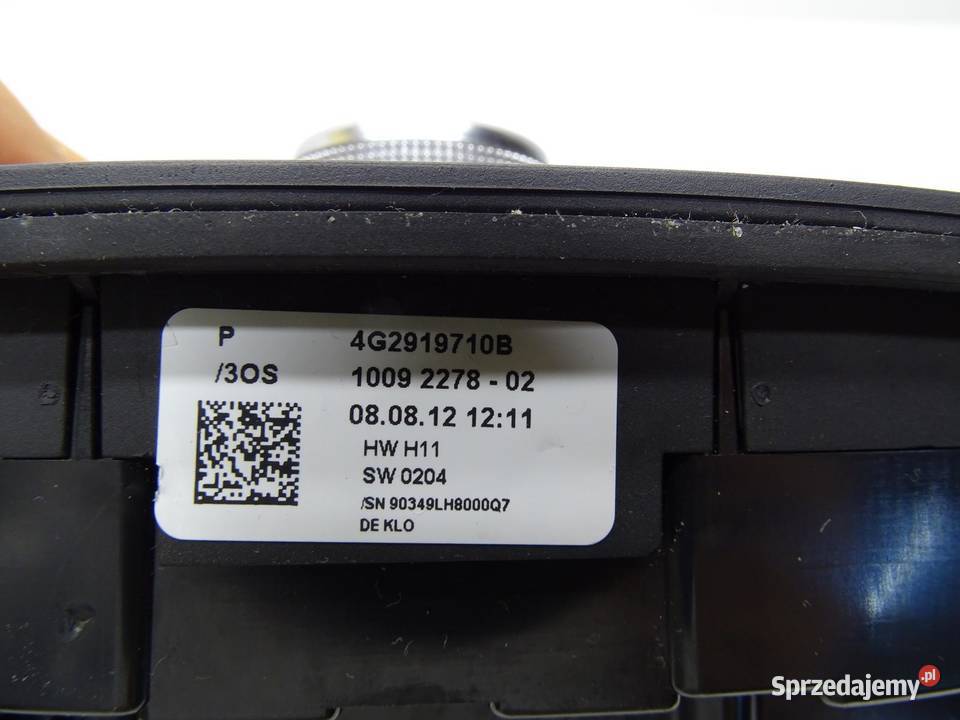 PANEL STEROWANIA MMI RADIA 4G2919710B AUDI A6 C7 sprzedam