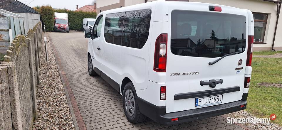 Sprzedam Samochód Fiat Talento 9 osobowy biały Talento Turek