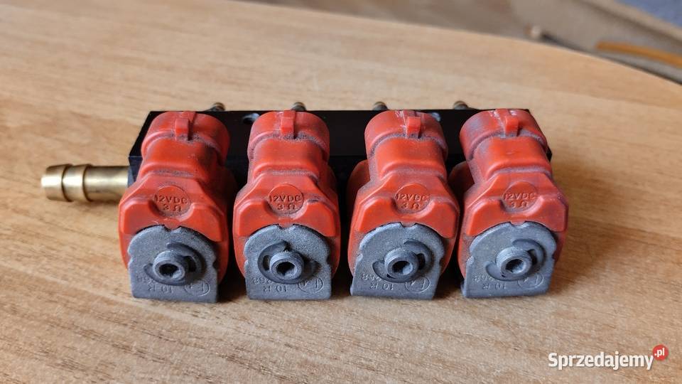 Wtryskiwacze gazowe LPG listwa czerwone waltek Czarzyzna