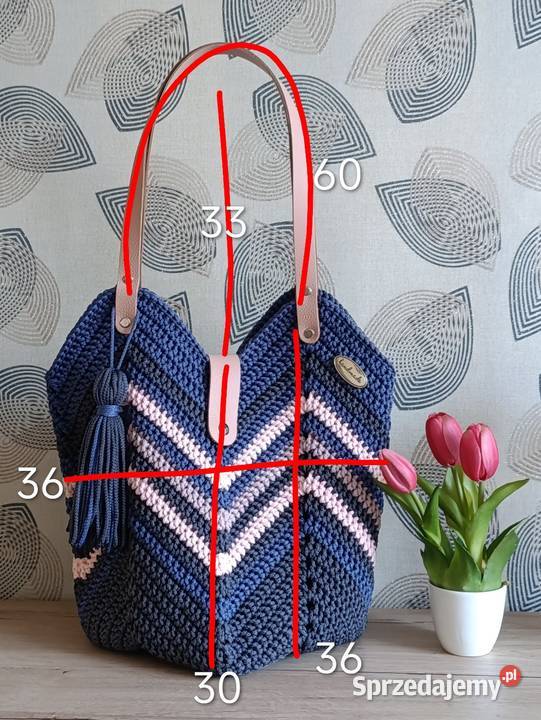 Torebka Tulipan na ramię Chełm