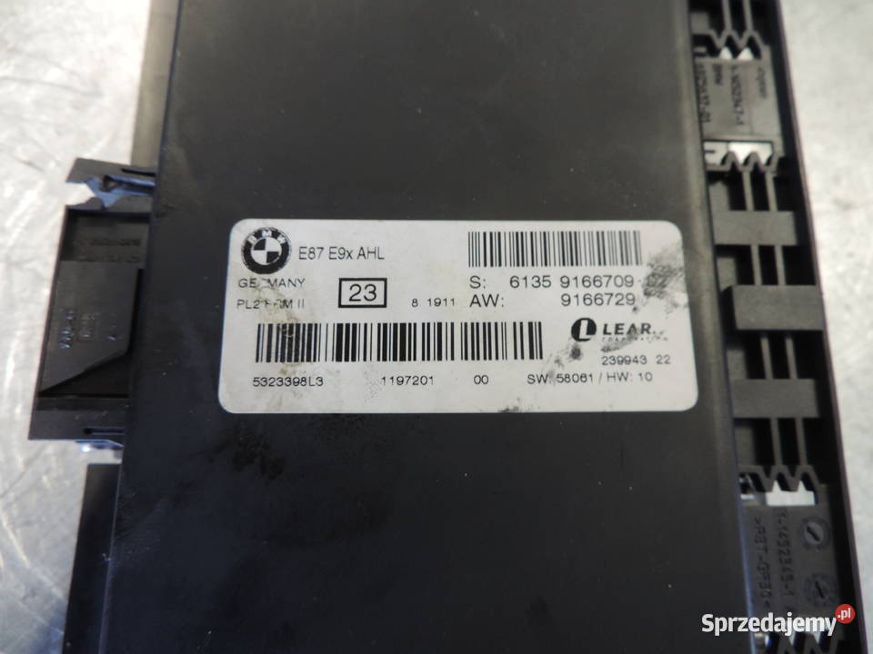 MODUŁ STEROWNIK ŚWIATEŁ BMW E90 61359166709 małopolskie Nowy Sącz
