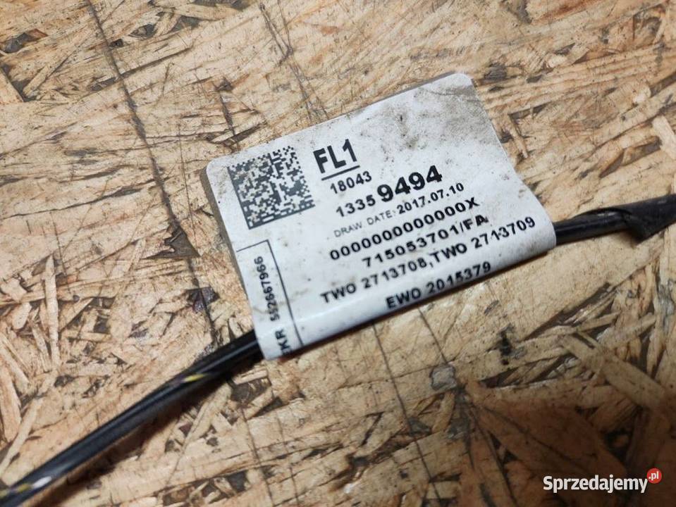Instalacja Zderzaka Tył Opel Corsa E 13359494 wielkopolskie sprzedam