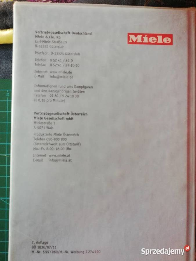 Dampfgaren Kochen und Geniessen mit Miele Kraków
