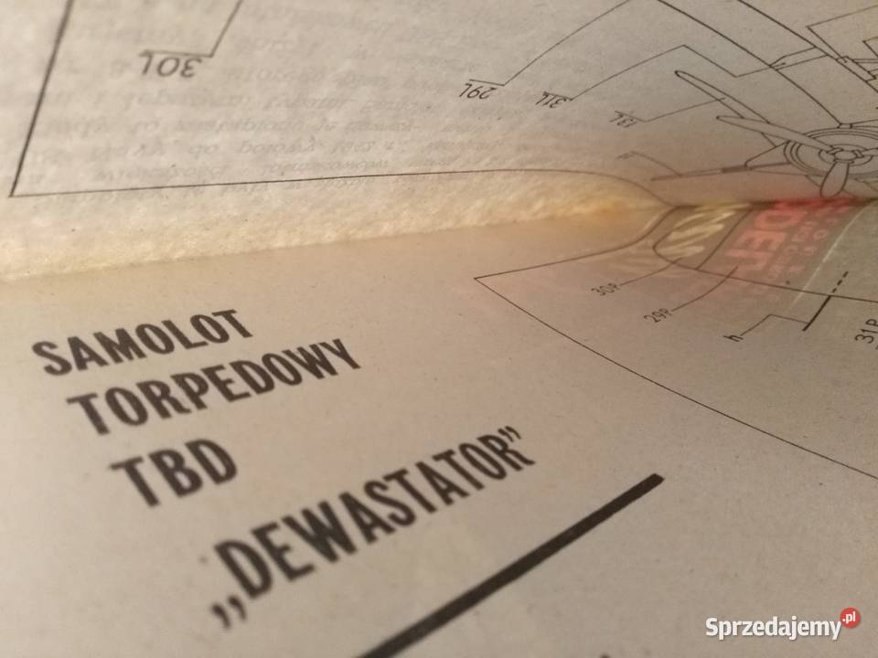 Mały Modelarz 21991 samolot torpedowy TBD Dąbrowa Górnicza