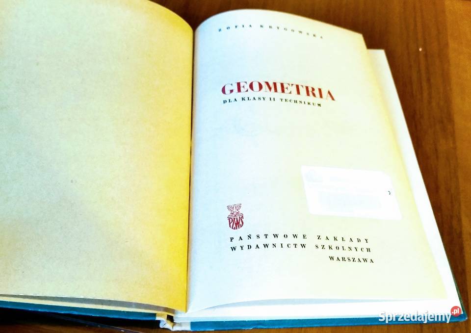 Geometria podręcznik klasy II 2 technikum Zofia pomorskie Gdańsk