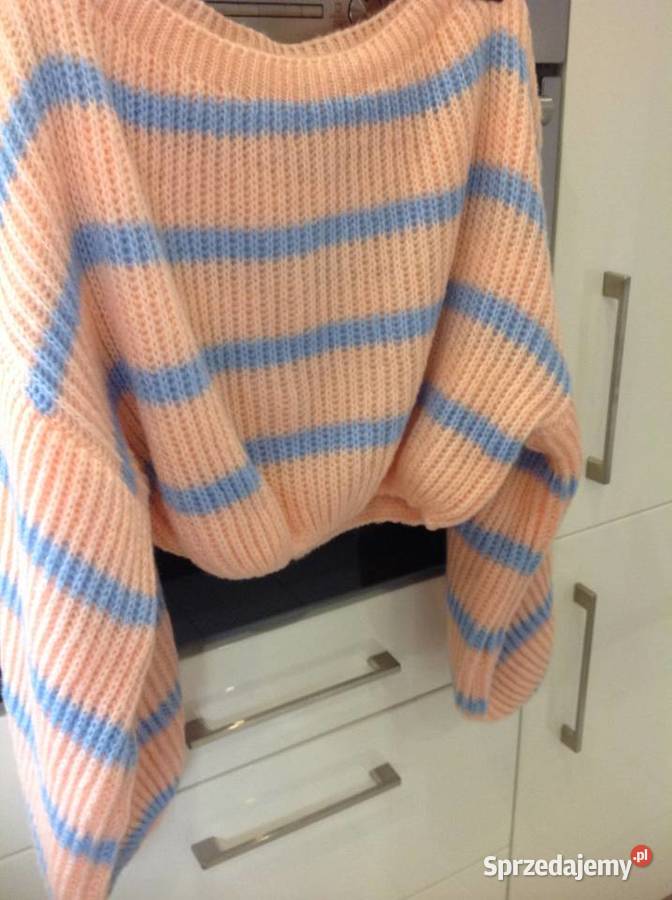 Sweter Damski w Pasy S M NOWY Nowa Sól