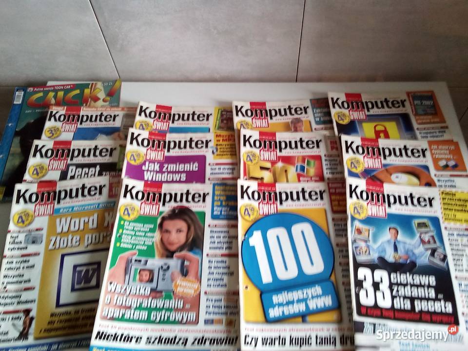 Kolekcja zestaw pism komputerowych 19 dolnośląskie Wałbrzych