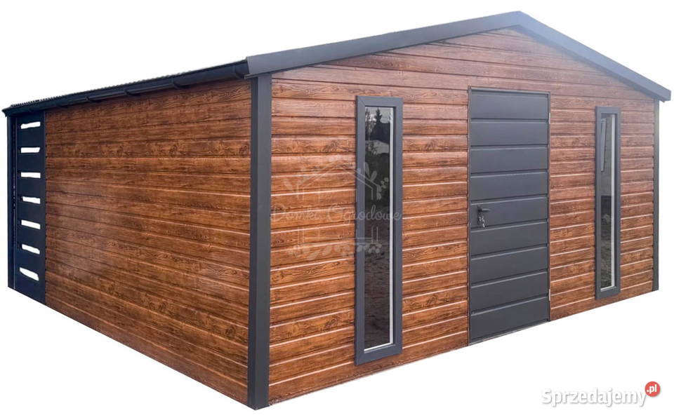 Schowek domek ogrodowy 4x3m drewnopodobny ID1113 Kalisz