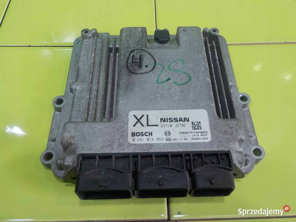 QASHQAI J10 I 20 DCI 09r sterownik komputer osobowe Silniki i osprzęt mazowieckie Suków