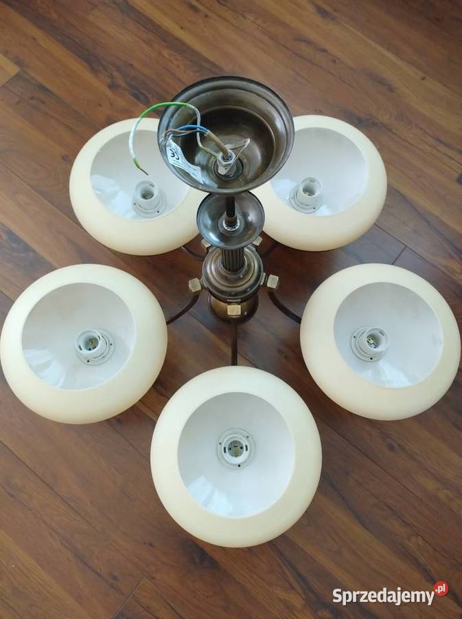Żyrandol wiszący mosiężny Lampy wiszące Garwolin