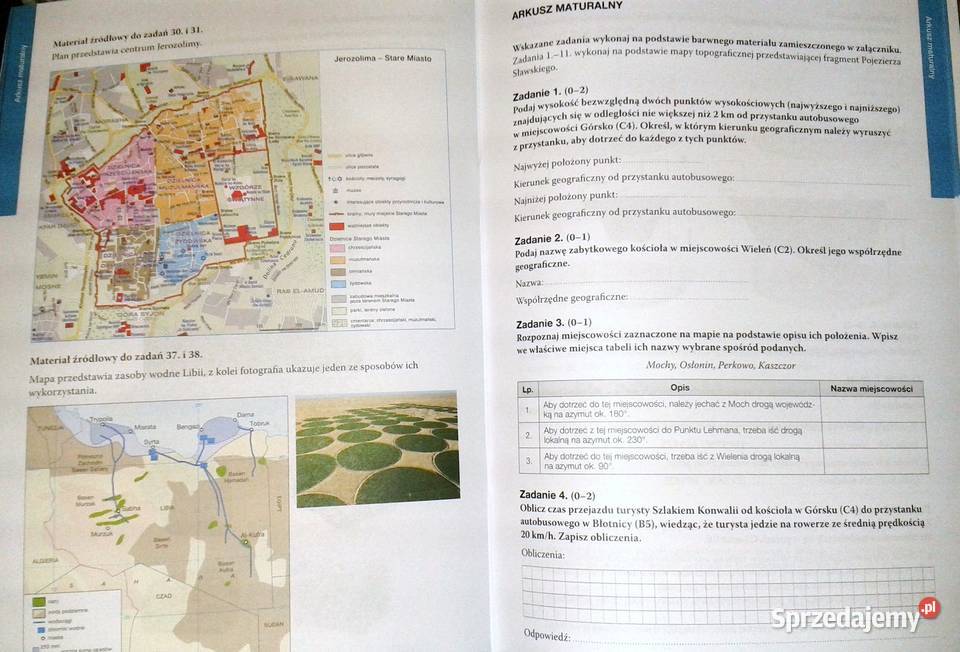 Oblicza geografii 3 Maturalne karty pracy Marian lubelskie Chełm
