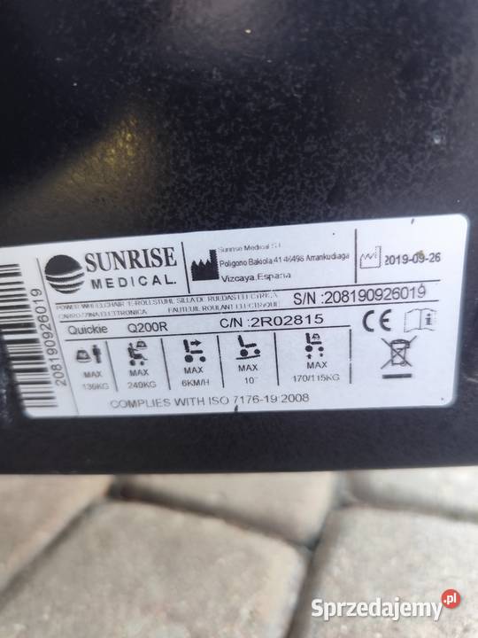 Wózek inwalidzki elektryczny Zdrowie i Uroda Rakoniewice
