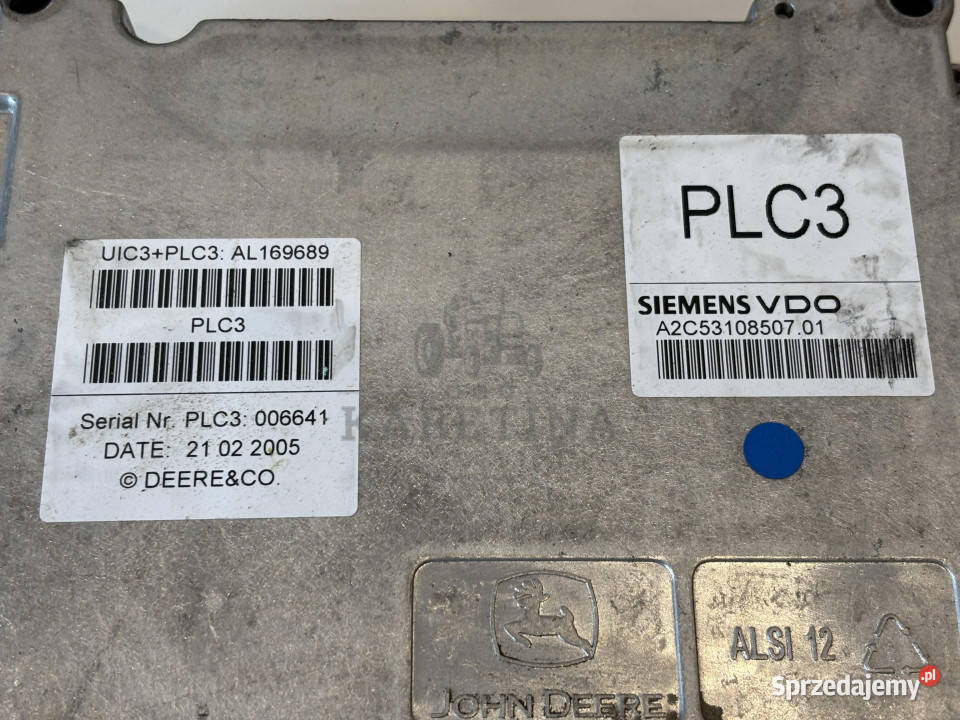 John Deere 6920 Moduł Sterownik UIC3 PLC3 wielkopolskie Jastrzębniki sprzedam