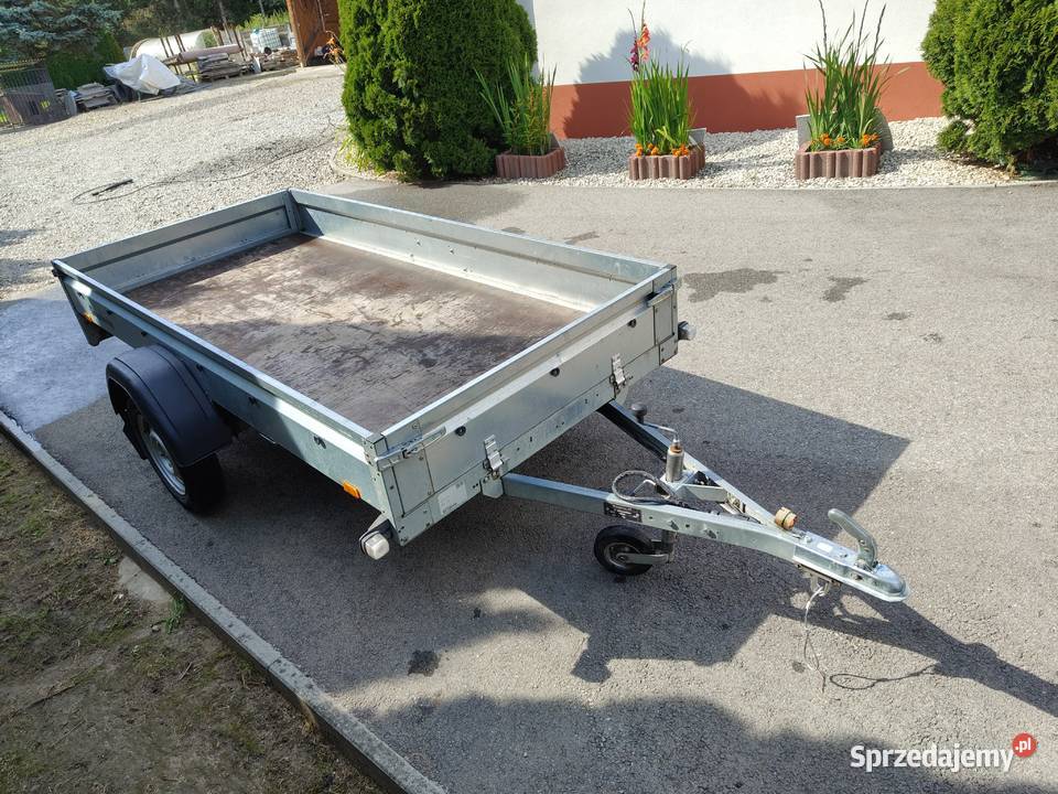 Przyczepka jednoosiowa BRENDERUP Burtowe i plandeki podkarpackie Krosno